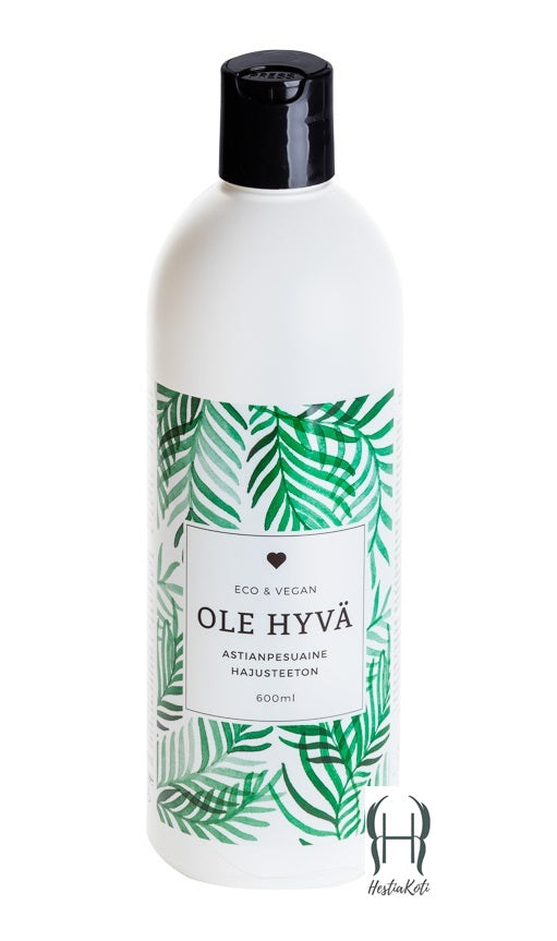 ole hyvä luonnontuote astianpesuaine hajusteeton