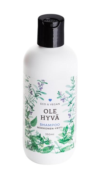 Ole hyvä luonnontuote shampoo nokkonen yrtti